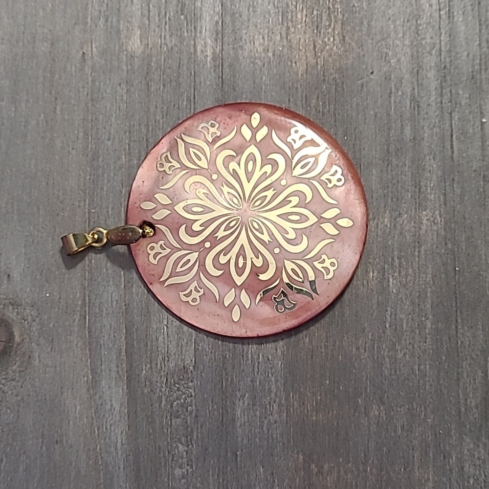 Abalone Flower Pendant